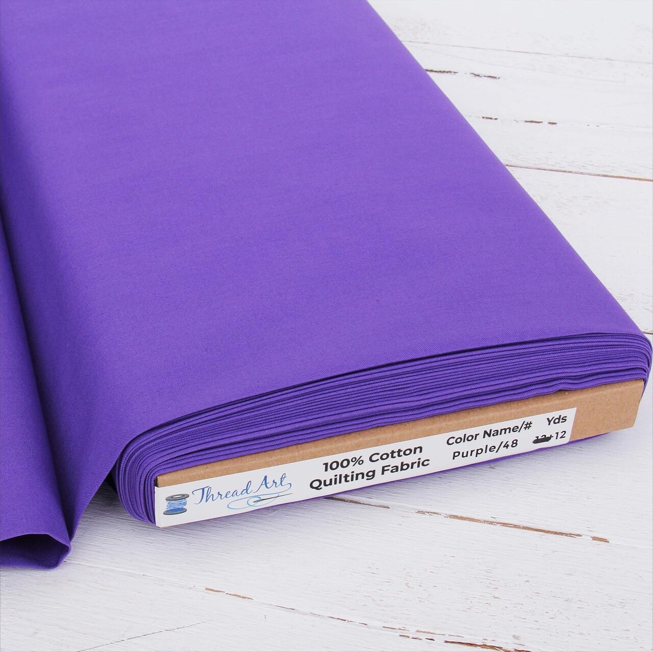 3 Yard Cut , Premium Cotton Quilting Fabric - Purple - 44" Width - 100% Cotton